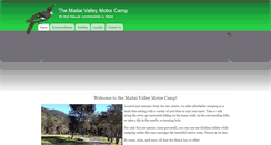 Desktop Screenshot of maitaivalleymotorcamp.co.nz